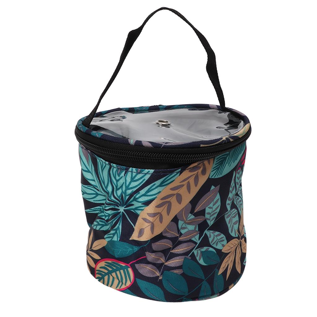 Stricktasche Oxford-Gewebe Langlebig Natürlich Geruchlos Leicht Modisch Garnaufbewahrung