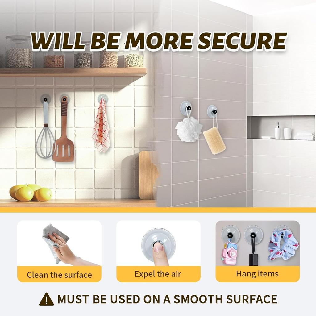 12pcs M4 Suction Cup 40 mm Glass Suction Pads Clear PVC Sucker Pads Suction Holder Without Hooks for Bathroom Wall Door Glass Window Car Shade