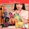 Chinese Zodiac Year Of The Horse Plush Toy With Necklace And Tassel Decorations For New Year Gifts