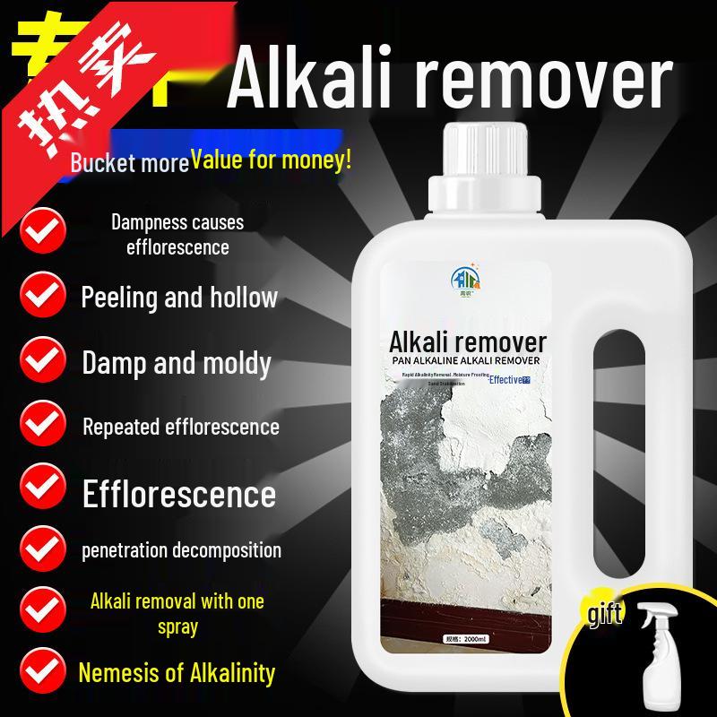 Détachant efflorescence et alcali pour brique rouge: Nettoyant Anti-Efflorescence pour Carrelage et Pierre