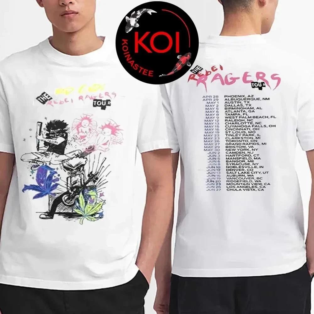 Kidd Cudii 2026 Tour Dates The Rebel Ragers Two Sided T-T-Shirt S