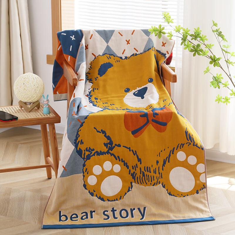 Fan s Home Soft Absorbent Gauze Bath Towel