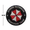USS Zombie Response Team Armband Patch - Resident Evil Stickerei Klettverschluss