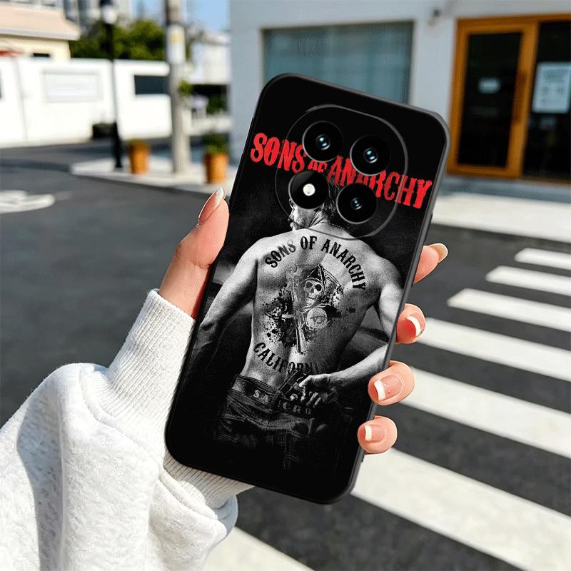 

Мягкий чехол для телефона Sons Of Anarchy для Xiaomi Redmi Note 12 13 14 15 Pro Plus 11 12S 11S 11T 10 4G Черный чехол Задняя крышка Redmi Note 15 Pro 5G