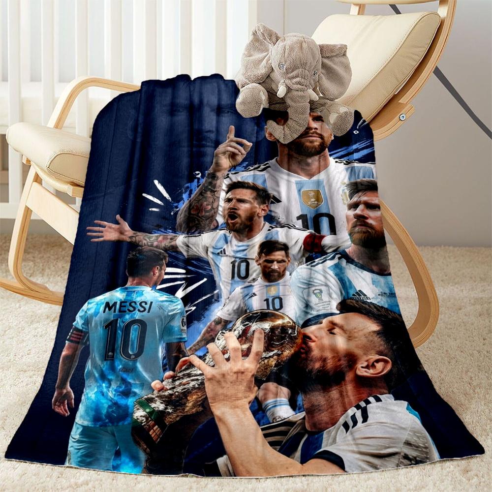 Lionel Messi Spiderman Lionel Messi Blanket Soft Cozy Suitable For Seaside Picnics Chair Four Seasons Multipurpose Warmthful Decor