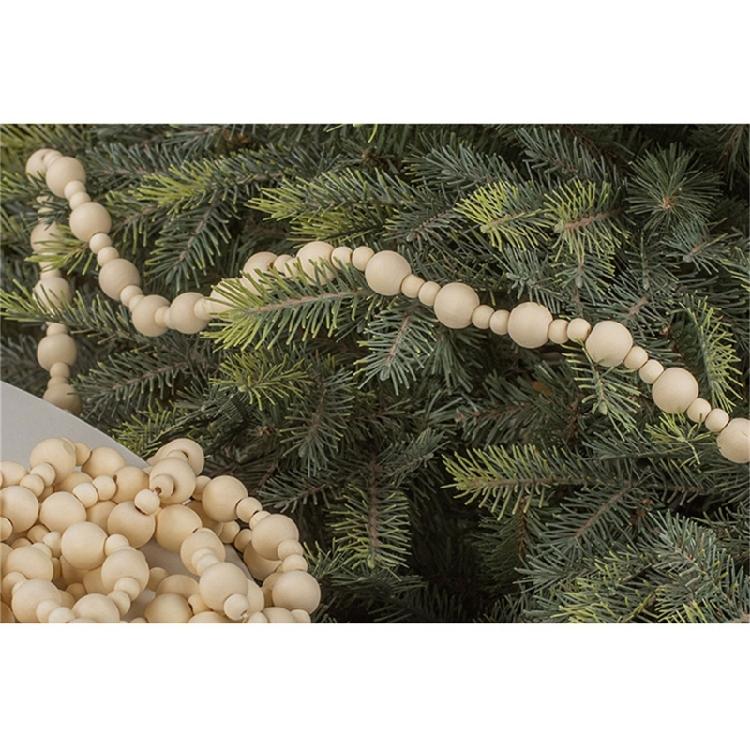 Easy To Hanging Wooden Bead Chains For Christmas Tree Decorations Holiday Homes Party Supplies Creative Festival Crafting Projects