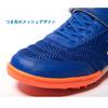 Kelme Kids' Soccer Shoes, Futsal Shoes, TF Velcro Training Shoes, Multicolor, Sizes 19.0cm - 24.5cm (19.0cm, Blue)