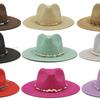 Summer Straw Hat Fashion Simple Hat For Men Women Wide Brim Jazz Hat Casual Classic Sun Hat Foldable Travel Beach Hat
