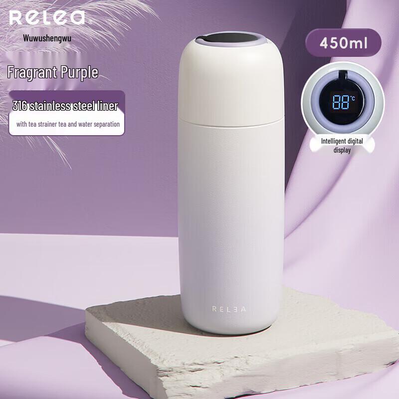 RELEA Smart Temperature Display Thermos Mug