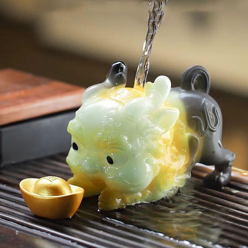 Керамическая Пиксиу, меняющая цвет, для чайной церемонии One Size