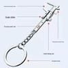 Mini Vernier Caliper Keychain Pendant - Portable 0-40mm Measurement Tool