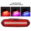 Bike Tail Light Rechargeable LED Waterproof USB Portable Bike Rear Light with 6 Lighting Modes for Mountain Bike
