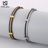 6MM Premium Wire Rope Woven Multilayer Bracelet for Men Punk - Sturdy Stainless Steel In Silver/Gold Color Party Jewelry Gift