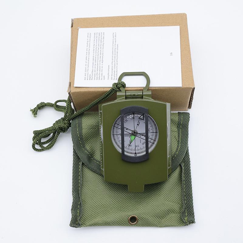 Cross-border Multi Functional High Precision Compass Survival Navigation Campout Outdoor Night Light Compass зелёный