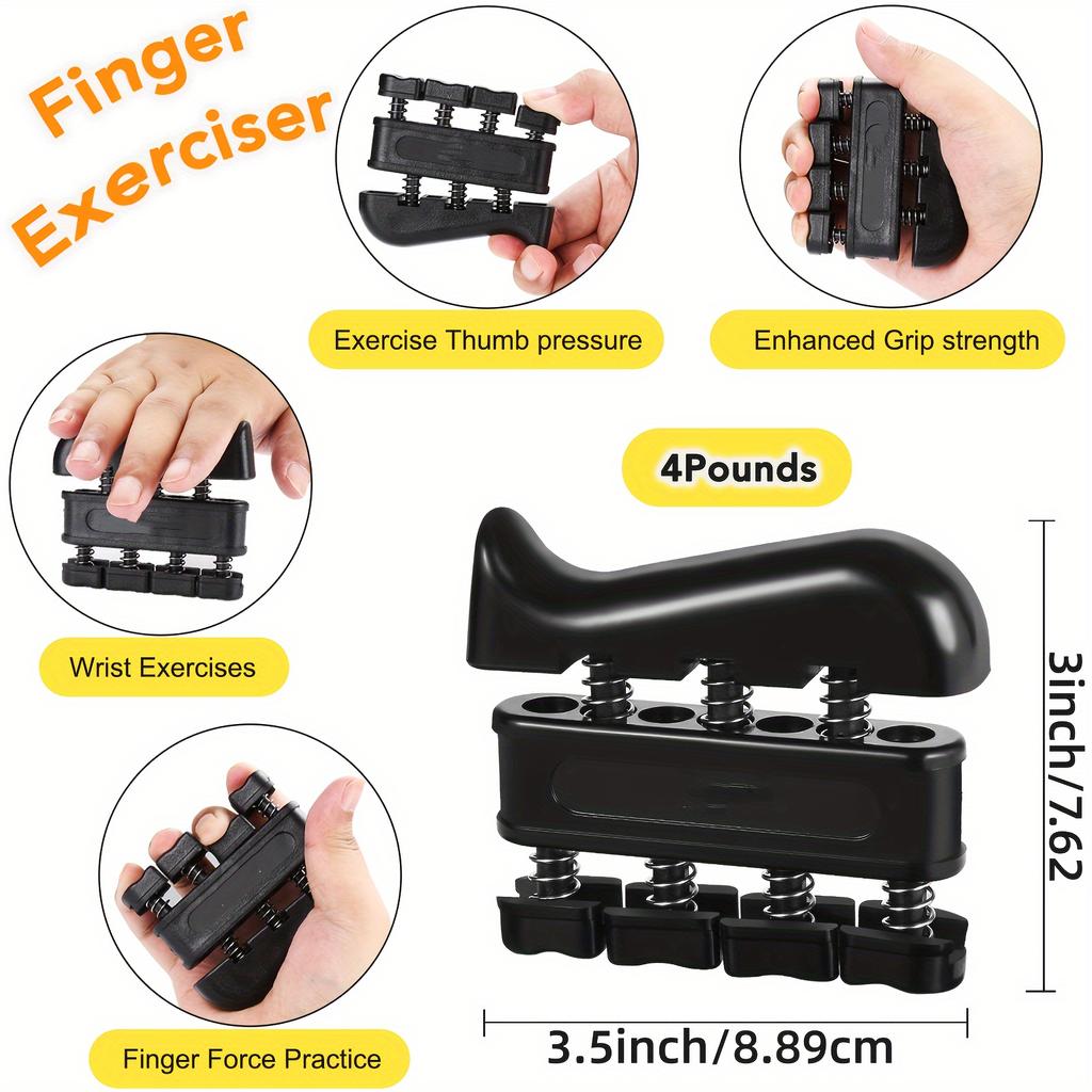 5PCS Grip Strength Trainer Kit Adjustable Hand Grip Strengthener For Muscle Building Injury Recover Hand Rehabilitation Training