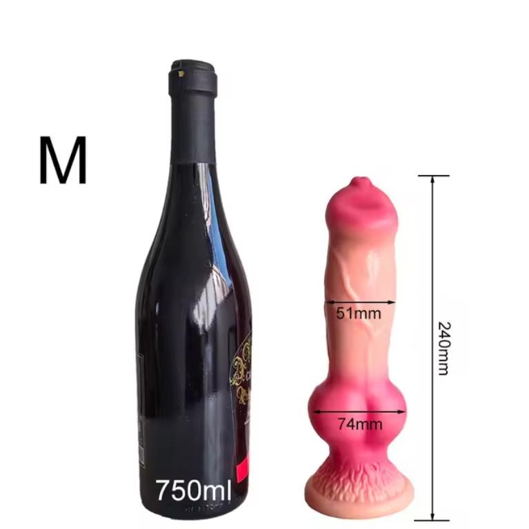 Realistic Huge Dog Knot Dildo Soft Monster Penis Sex Toys for Women Anal Plug Prostate Adult Eroti Animal Dick For Female Man