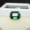 7.70 Ct Natural Green Sapphire Emerald Cut Loose Gemstone CERTIFIED M-70-Ra