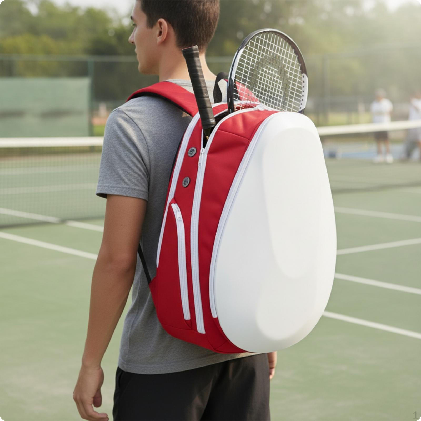 Tennis Racket Backpack Water-Resistant Athletic Bag