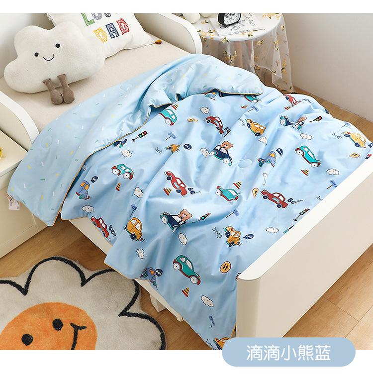 Class a 60 Rolled Printed Long-Staple Cotton Kindergarten Entrance Children's Summer Quilt
