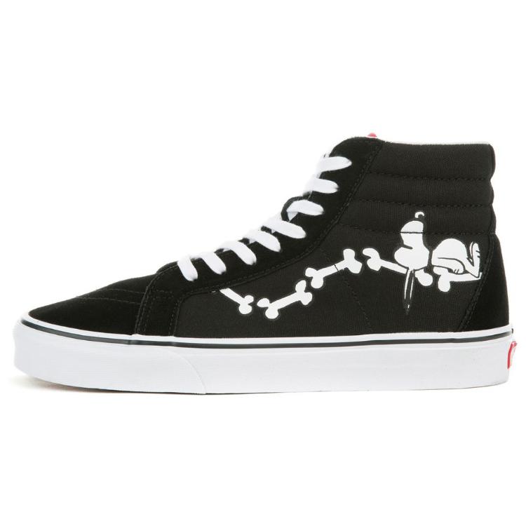 Vans Peanuts x Vans SK8-Hi Reissue Snoopy Bones VN0A2XSBOHL 35 чёрный