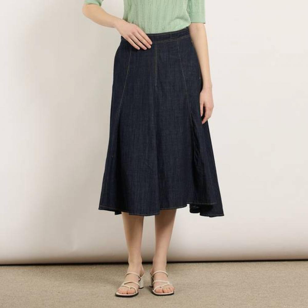 Bcbg Denim Zipper Skirt B5m4s260 indigo (60)/77