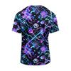 Men's Halloween Printed Short Sleeve Neck T-Shirt for Party Costume