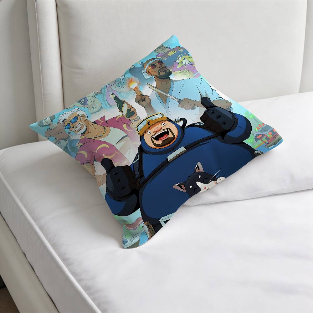 Game DAVE THE DIVER Square Pillow Cover Decorative Throw Pillow Case for Sofa Couch Bed Home Car Living Room Decoration
