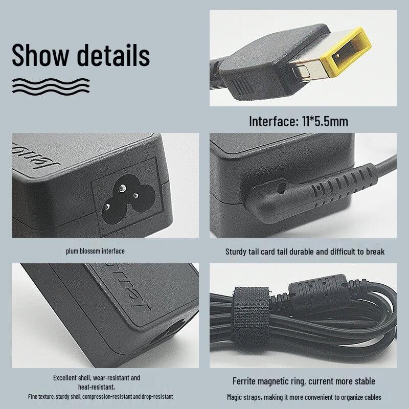 Kunya 65W Laptop Charger for Lenovo