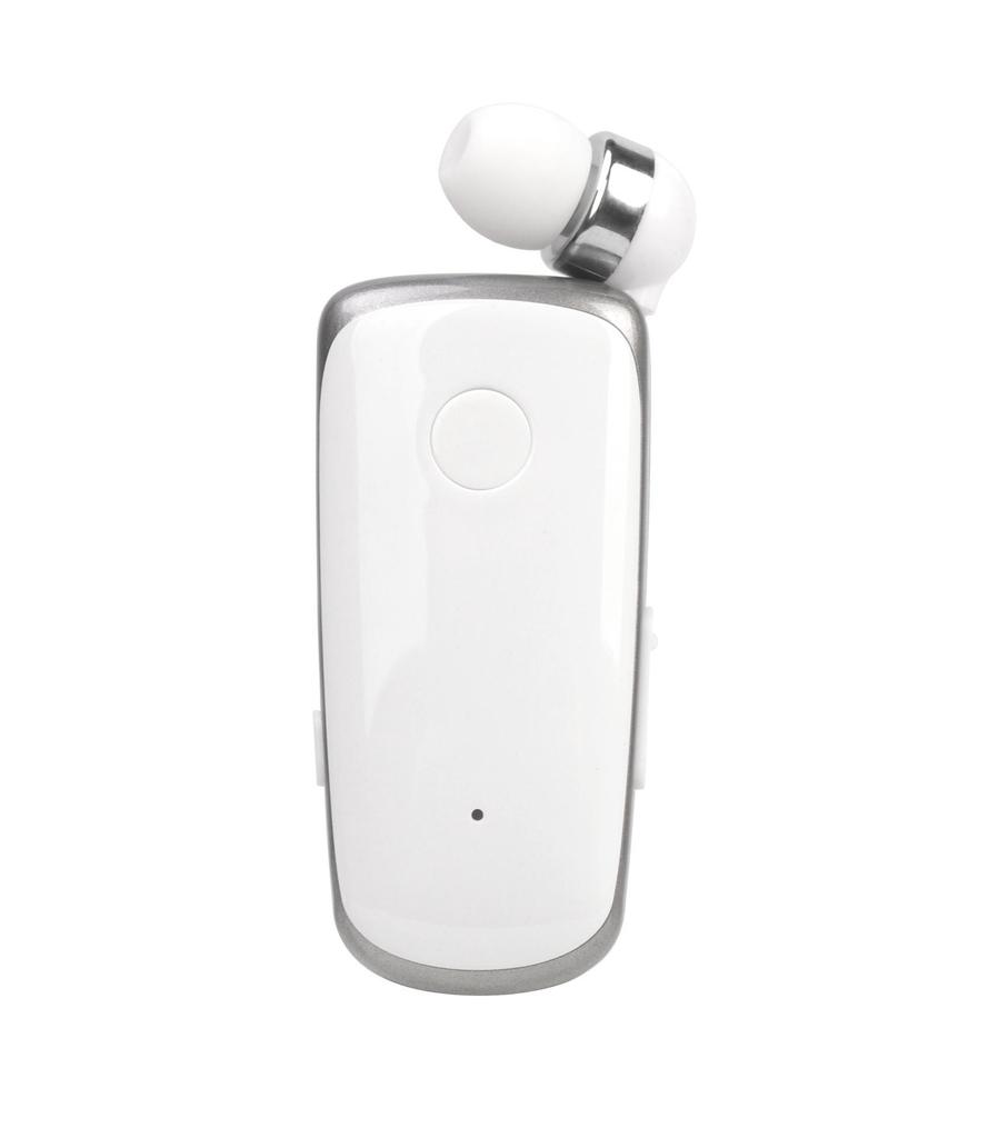 Bluetooth Wired Headset with Ultra-Long Battery, Single Ear, In-Ear Design, Vibration Alert, and Retractable for Business Calls.
