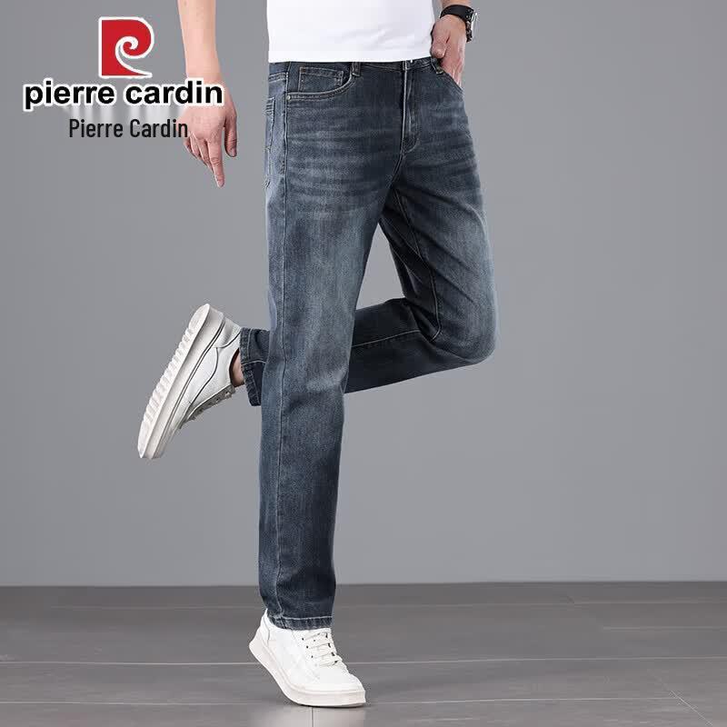 Pierre Cardin Men's Straight Fit Business Casual Jeans
