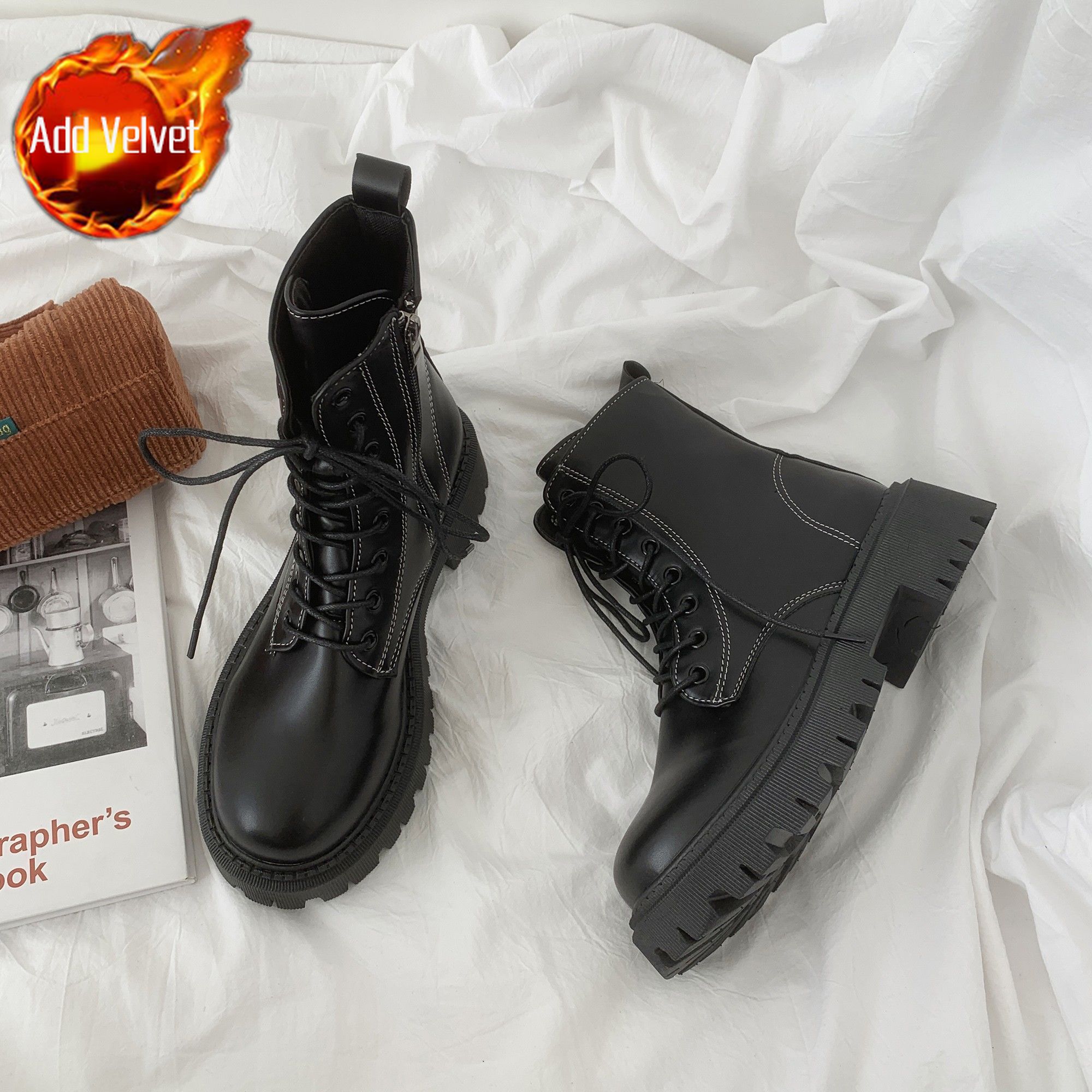 Короткие туфли для женщин Женские ботильоны Белые элегантные на среднем каблуке Ботильоны — фото 7