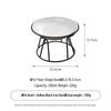 Six-Inch Ceramic Cat Paw Bone Plate with Stand - Non-Tip Pet Bowl for Cats & Dogs