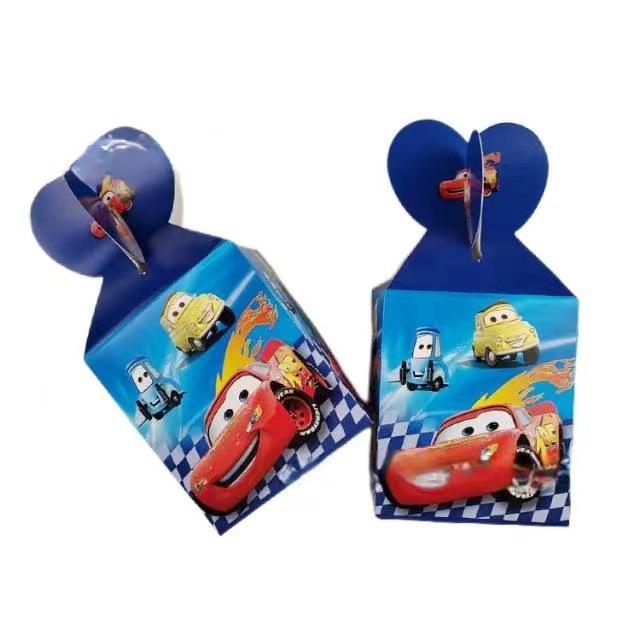 Płomień Samochód Urodziny Party Supplies Jednorazowa Zastawa Stołowa Talerzyki Papierowe Kubki Papierowe Ręczniki Papierowe Dekoracja Urodzinowa dla Chłopców Trójwymiarowa