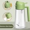 Oil Dispenser Bottle with Handle Leakproof Olive Oil Pourer for Cooking Non-Drip Spout Easy Pour Control Kitchen Accessories