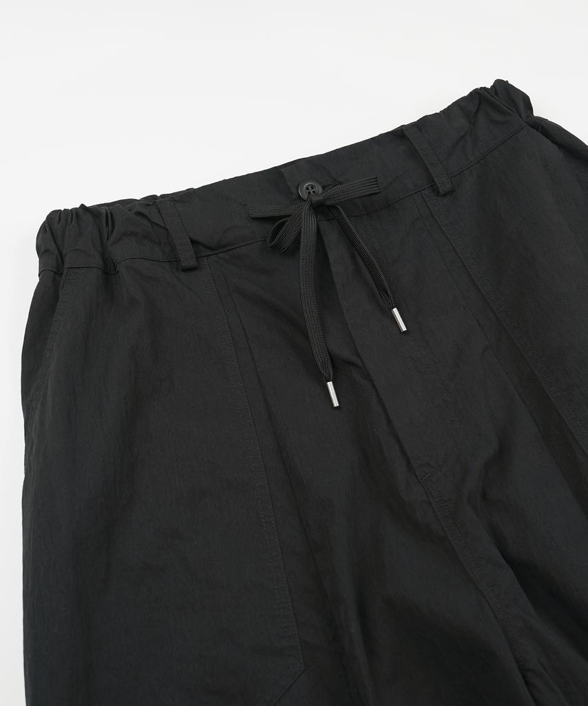 FRIZMWORKS Fold Fatigue Wide Pants _ Black