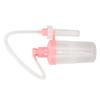 Vaginal Douche Portable High Elasticity Manual Pressure Stable Water Flow Vaginal Cleansing System 500ml Pink