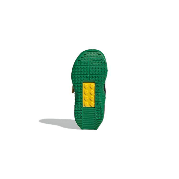 adidas LEGO x Sport Infant Black Green Baby Sneakers Core-Black Equipment-Yellow FZ5444
