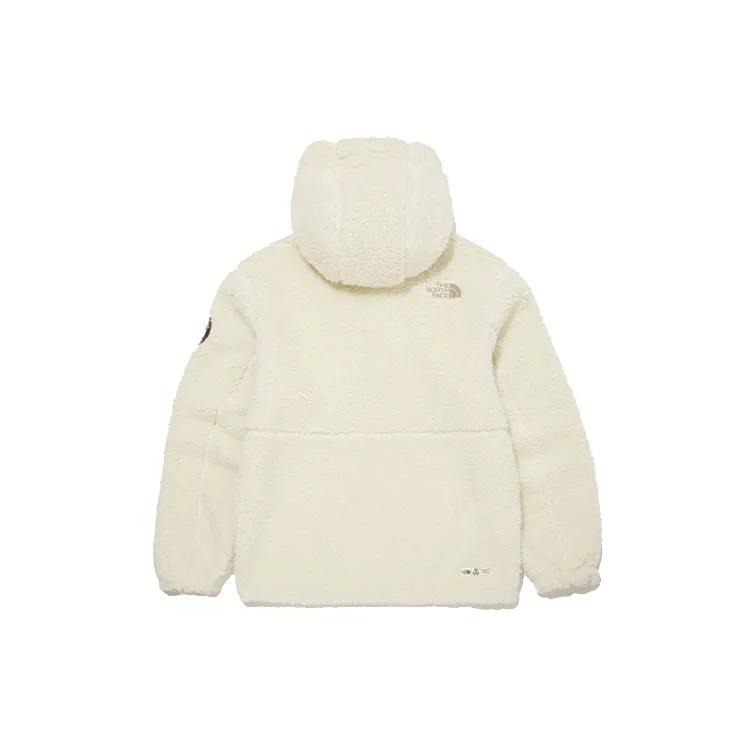 THE NORTH FACE Fleece Hoodie Jacket White (Unisex) Jackets NJ4FM57A
