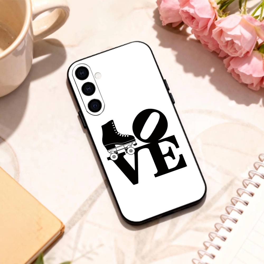 Cool Play P-Patin Sports Phone Case For Samsung Galaxy A73,A72,A71,A70,A53,A52,A51,Others Soft Black Shell