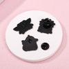 1pc Cartoon creative silly and cute little frog brooch jewelry creative green leaf frog shape drip oil badge
