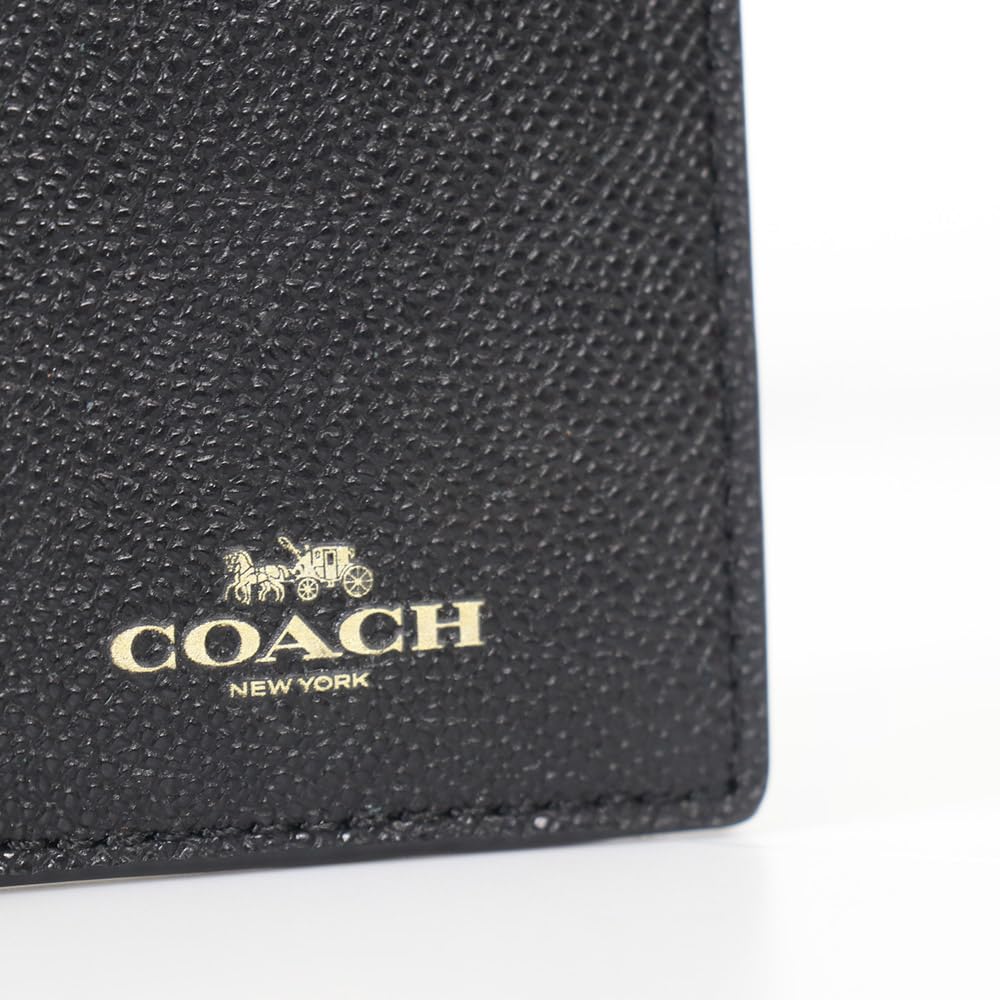 Coach ID Card Case F57311 IMBLK Pass Case Outlet Accessories Women's [Used]