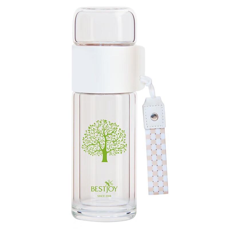 Fuguang Tea Master Antibacterial Portable Glass Tea Infuser Bottle