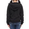 Adidas Essentials Linear Logo Hoodie ECK51 J130 Kids' Full-Zip Black/White (IC3584)