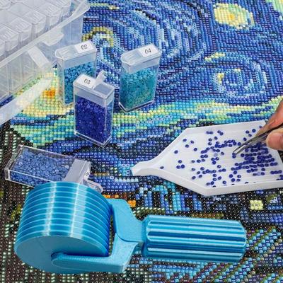 Yousheng Ρολό Diamond Art με Στρας Κεντήματος Εργαλείο Χειροτεχνίας DIY Αφαιρούμενο Εργαλείο Diamond Art με Εργονομική Λαβή για Γρήγορη Ασφαλή Τοποθέτηση Στρας