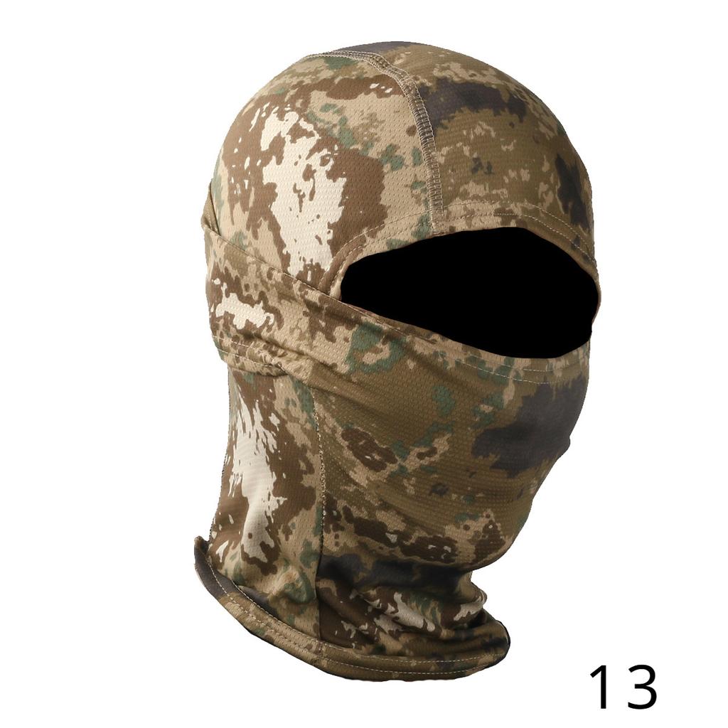 Outdoor Camouflage Camo Balaclava Army Tactical Military Ski Full Face Mask Motorcycle Bicycle Caps Full Face Mask 27 COLORS