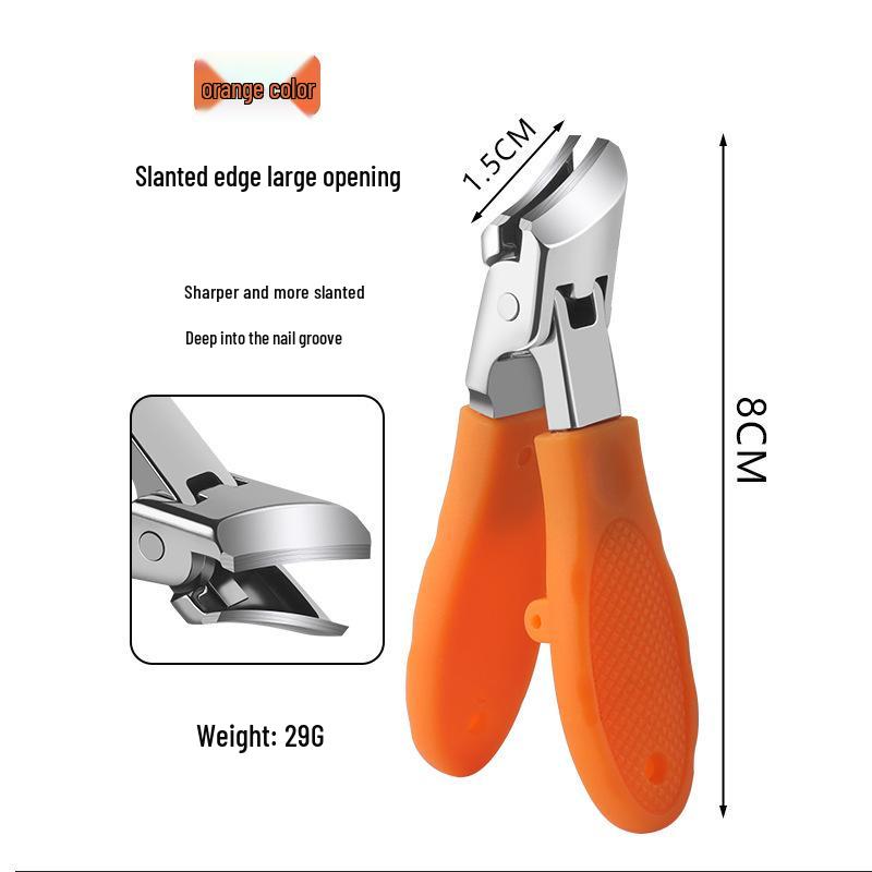 Anti-Splash Nail Clipper & Manicure Set - 7-Piece Nail Art Tools