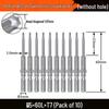 Nigao S2 Torx 801 Electric Screwdriver Bit, Solid Star-Shaped, 5mm Round Shank.