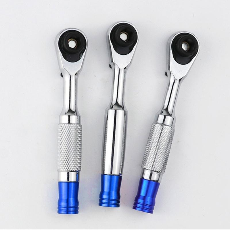 72 Tooth Reversible Ratcheting Wrench Ratcheting Tool for Tight Space Automotive Repair Home Improvement Quick Socket