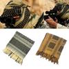 Stylish Shemagh Scarf Arab Headscarf for Men Women Muslim Lightweight Arabian Dubai Headwrap Ethnic Desert Neck Scarf