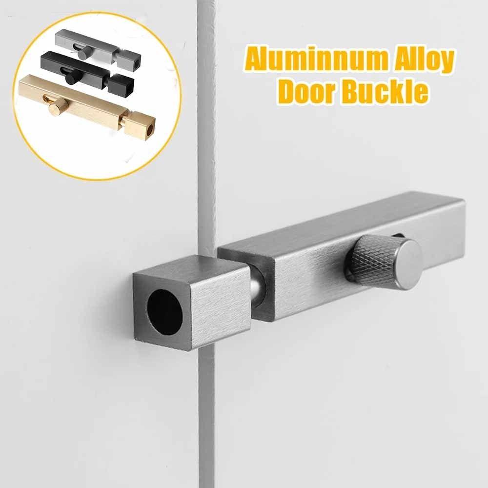 Aluminum Zinc Zinc Alloy Door Buckle Hasp Anti-theft Door Lock Buckle Protable Door Bolts Catch Lock  Cabinet
